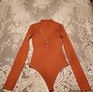 Fashion Nova Long-sleeved Bodysuit - XLarge